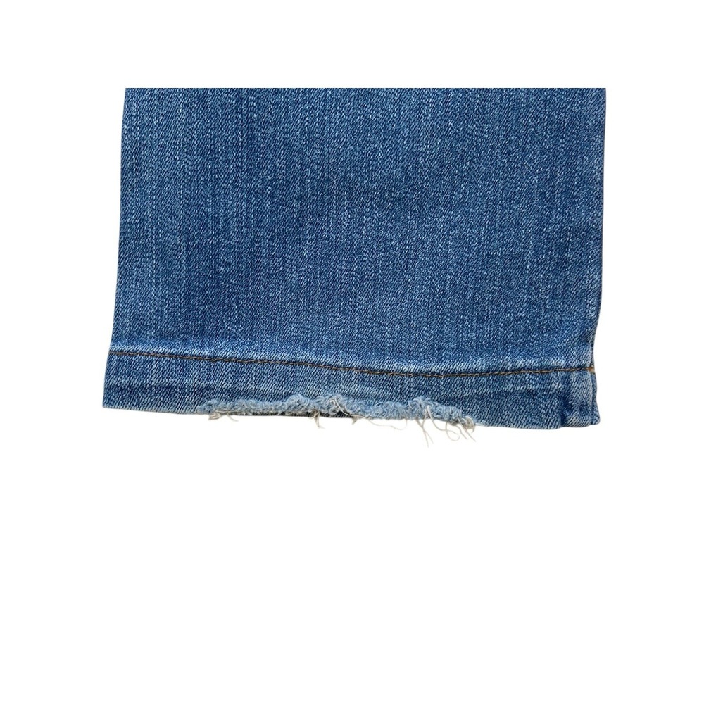 American‎ Eagle Artist Low Rise Flare Jeans Size 2 Distressed Y2K Boho Grunge - Picture 14 of 16
